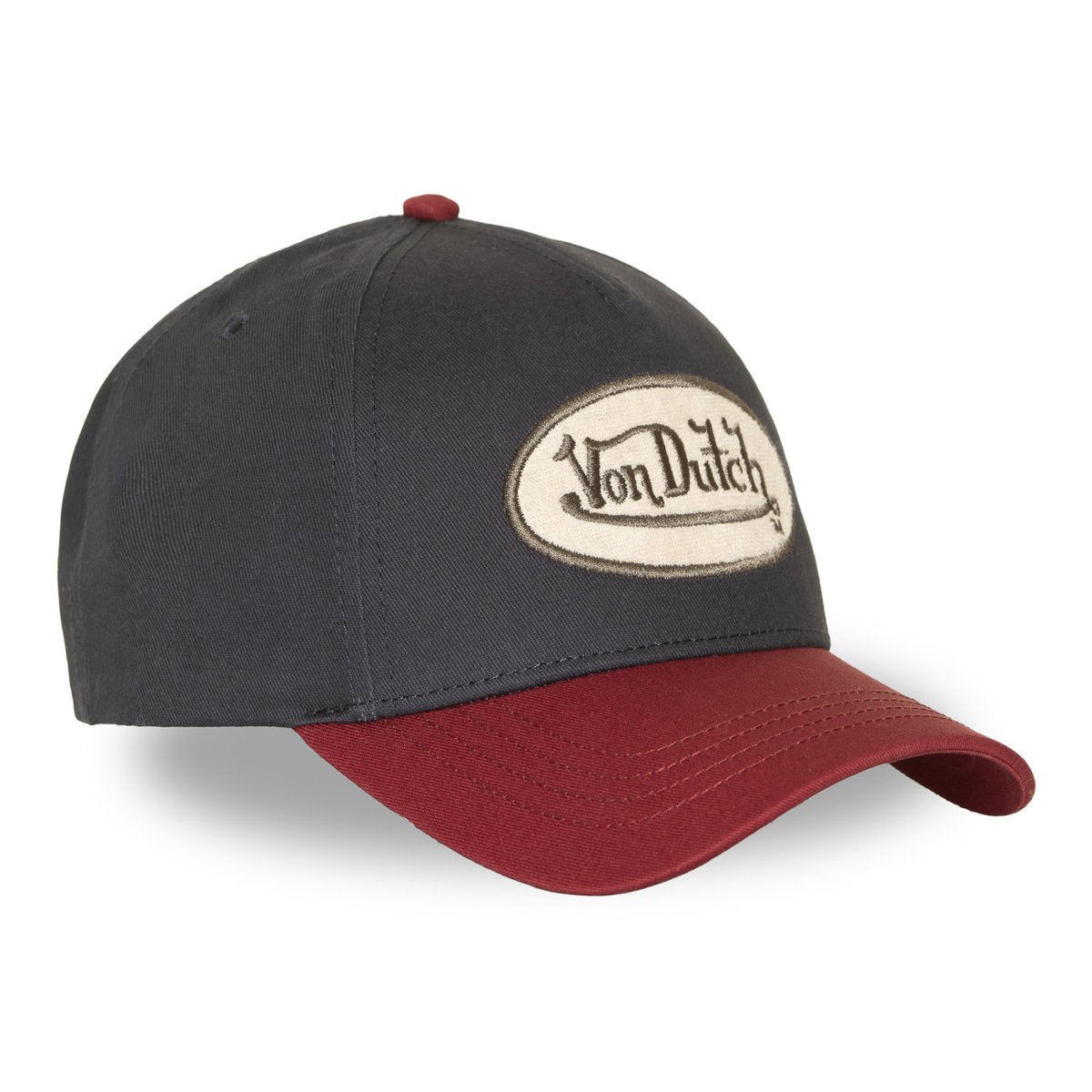 Casquette Baseball Terry bordeaux/bleu marine/beige/kaki, VON DUTCH