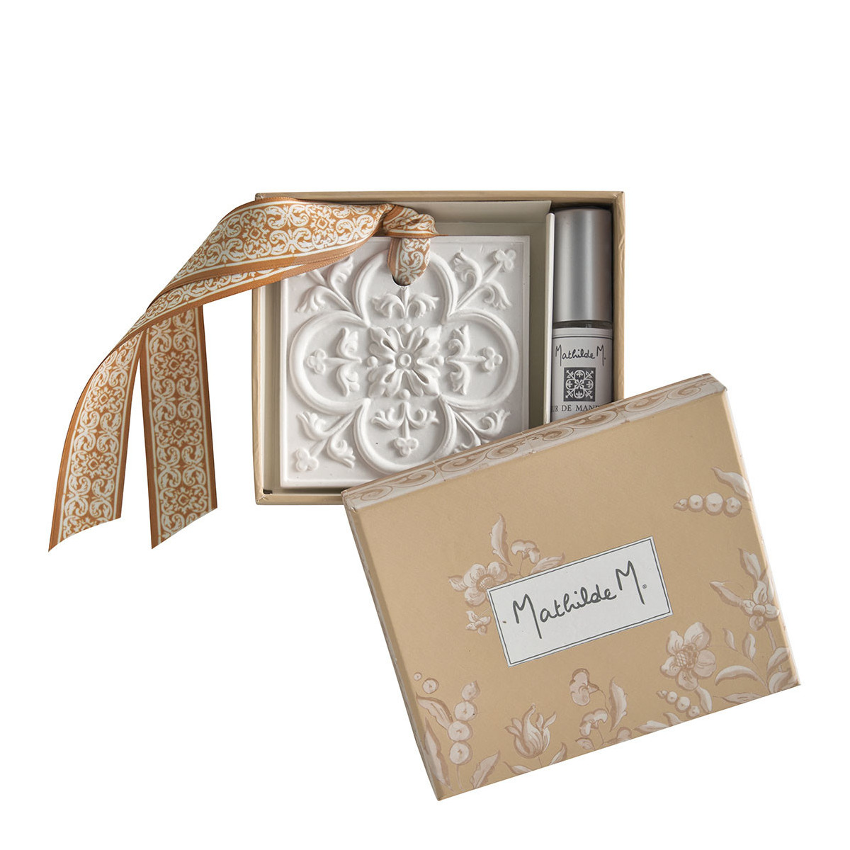 Décor parfumé et concentré de parfum d'ambiance Escale à Sintra - Fleur de Mandarine blanc, MATHILDE M