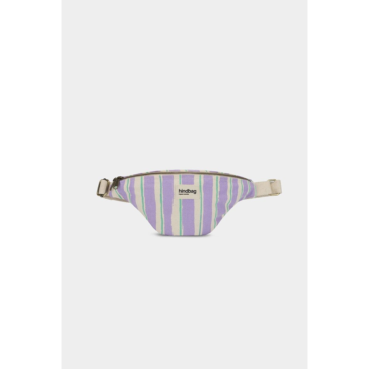Gestreifte Banana-Bag OLIVIA violett gestreift fantasie, HINDBAG
