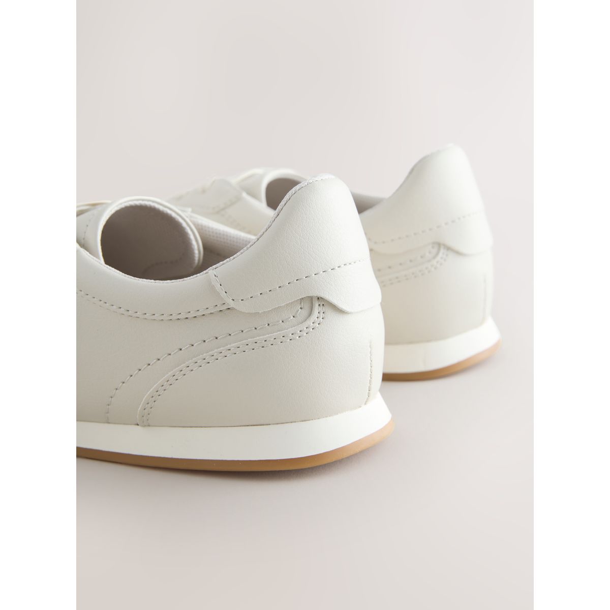 Baskets fins à lacets/logo forever comfort® naturel, NEXT