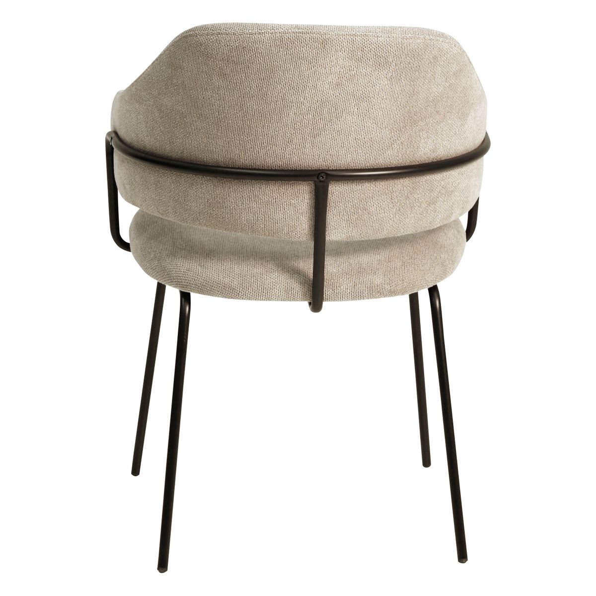 Chaise repas tissu sable, ZAGO