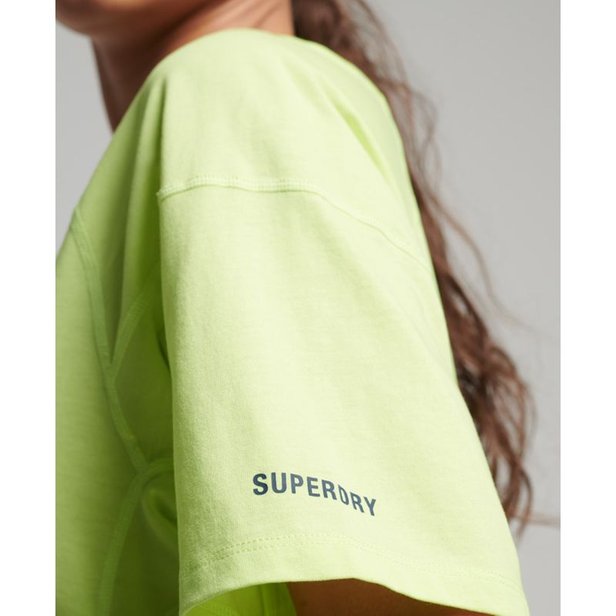 T-shirt à manches courtes Run jaune citron, SUPERDRY