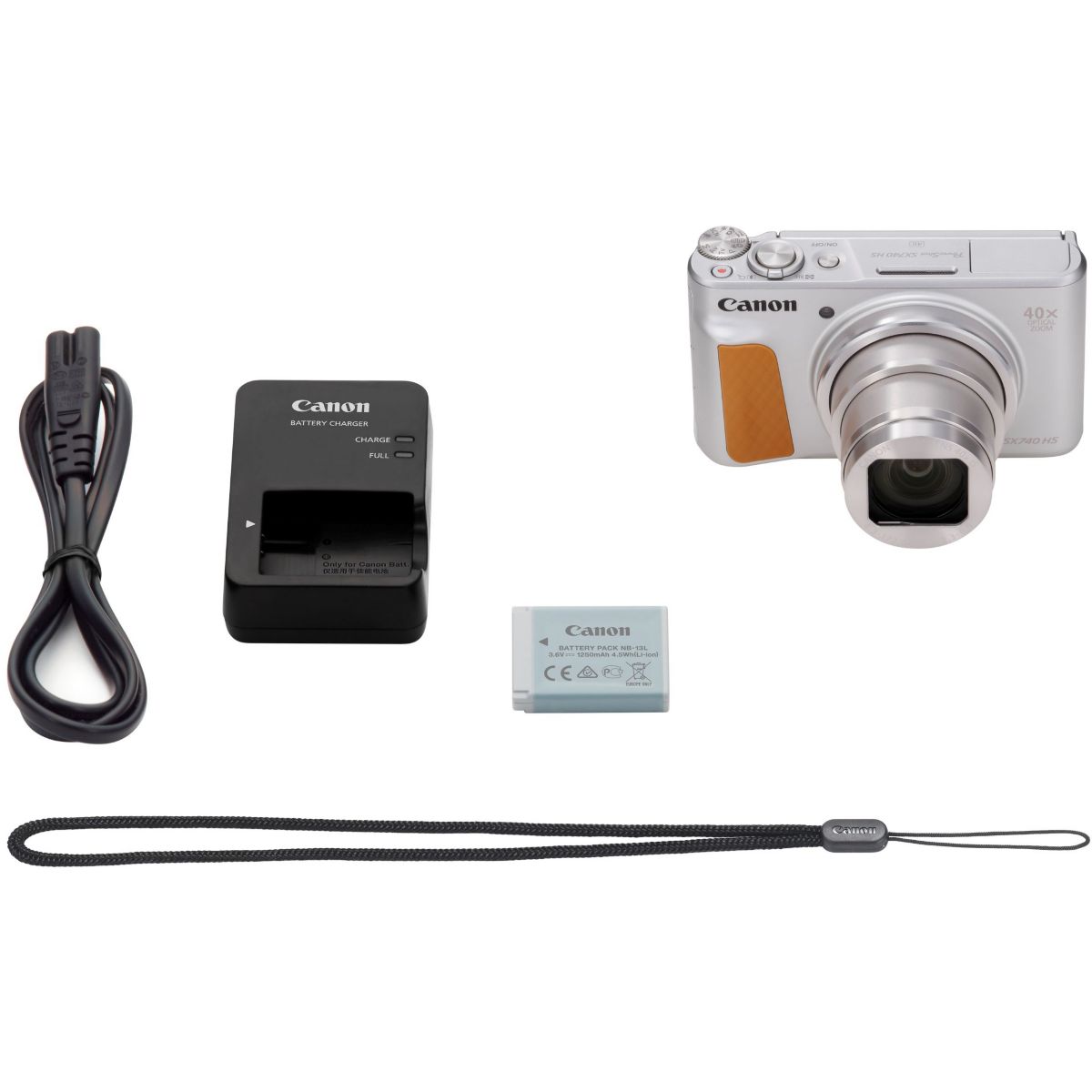 Appareil photo Compact PowerShot sx740 HS Lite Argent couleur unique, CANON