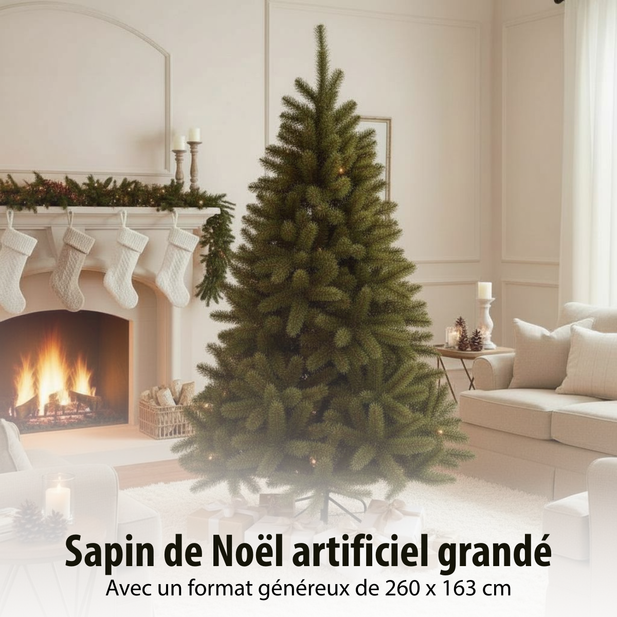 Sapin de Noël H260 cm BRISTLECONE vert, TRIUMPH TREE