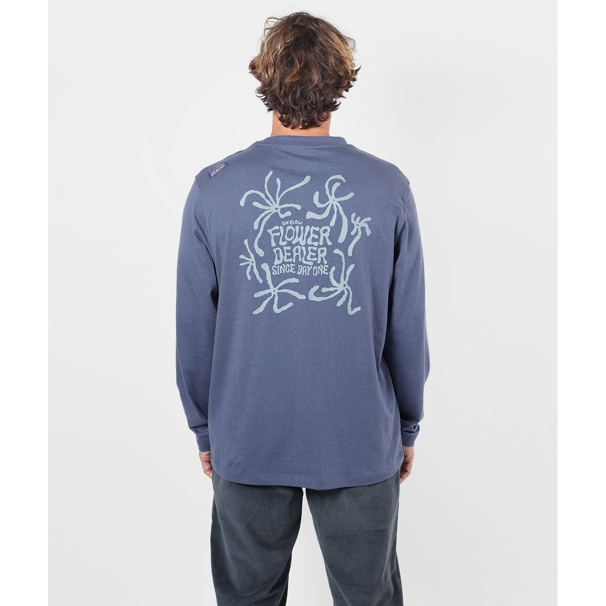 Tee-shirt manches longues MELT vintage indigo, OXBOW