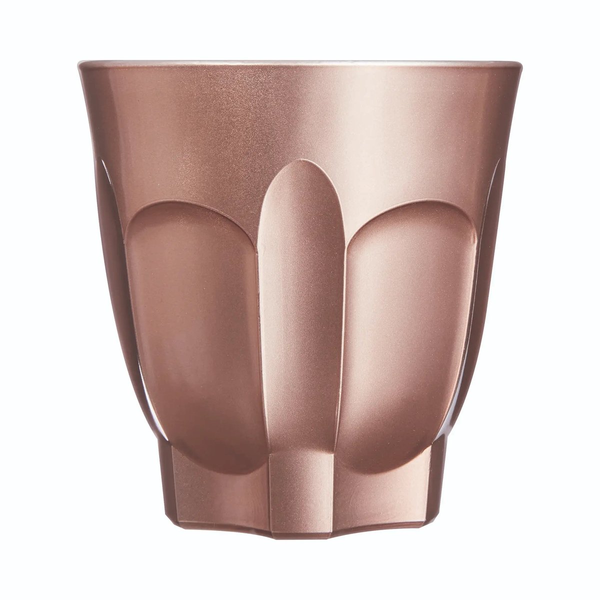 6 tasses en verre 9 cl dorées -FLASHY or, LUMINARC