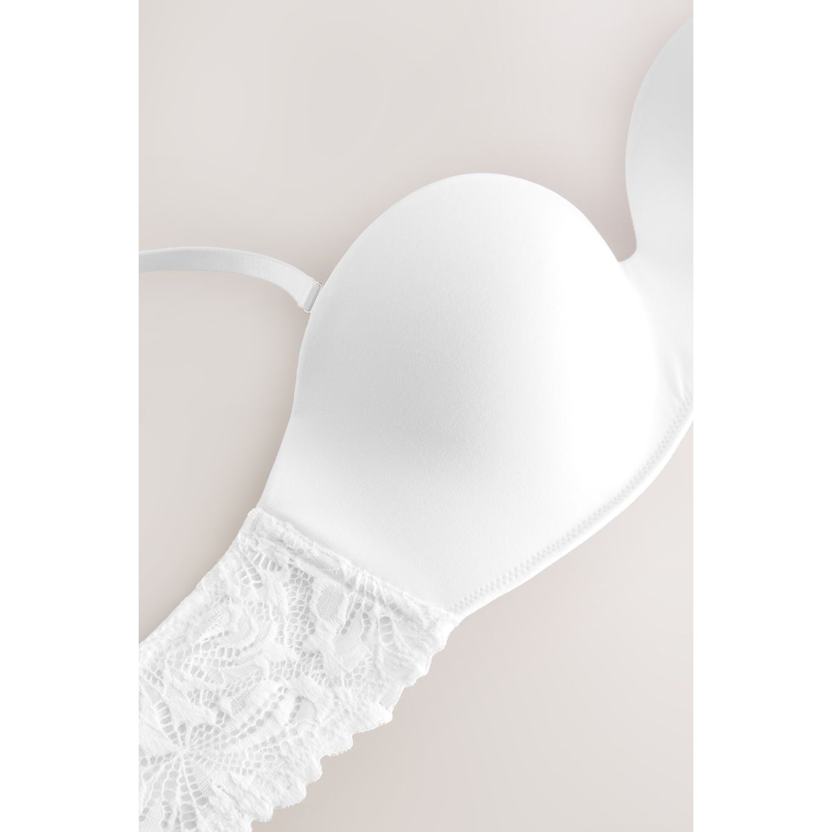 Soutien-gorge en dentelle confort blanc, NEXT