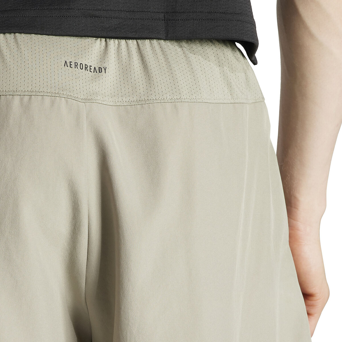 Short de training gym beige, adidas Performance