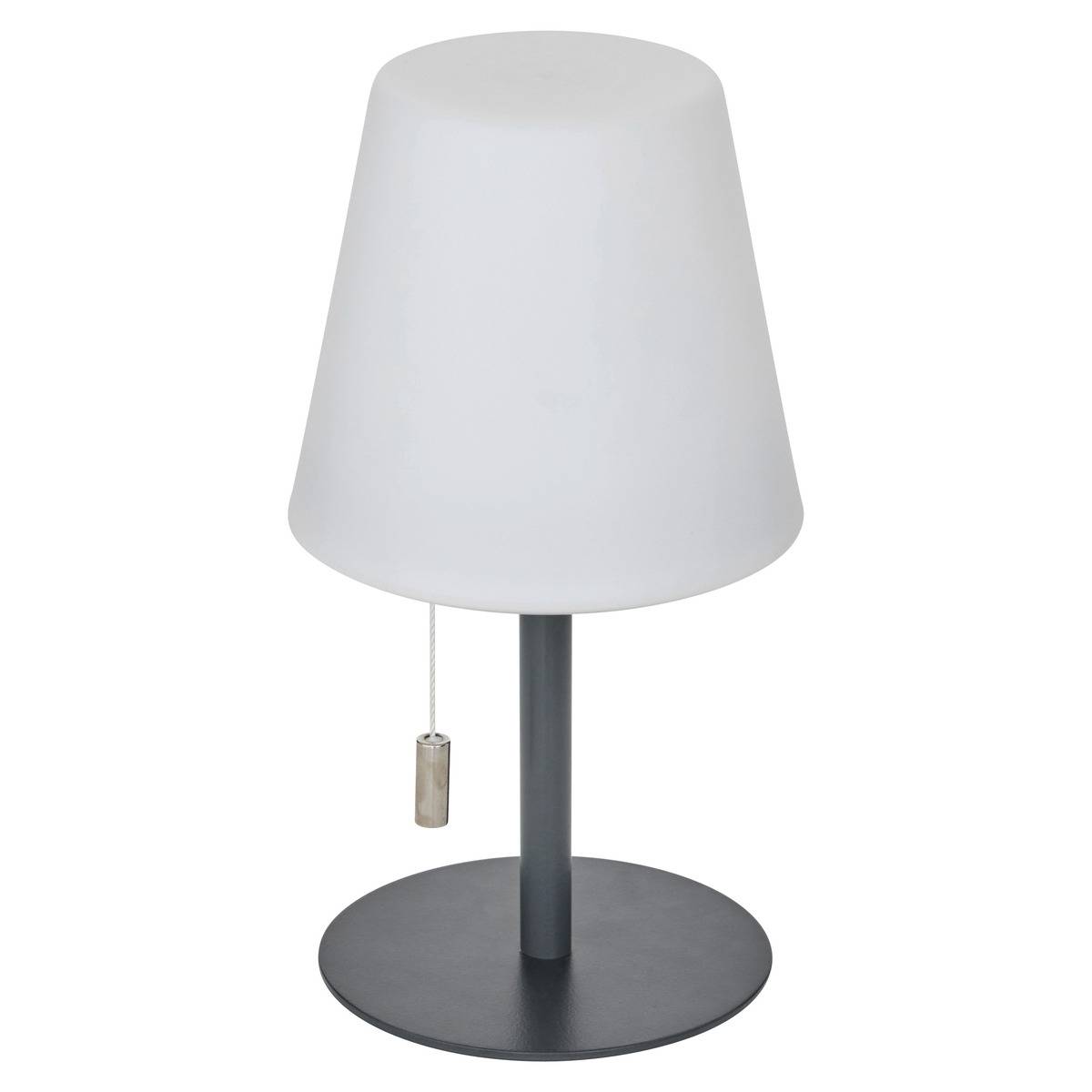 Lampe d'extérieur nomade USB rechargeable en acier ZACK modéle a, ATMOSPHERA