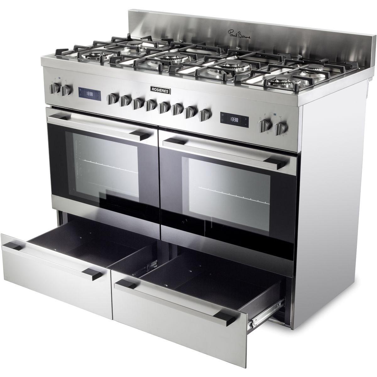 Piano de cuisson gaz RGM126D2X Paul Bocuse couleur unique, ROSIERES
