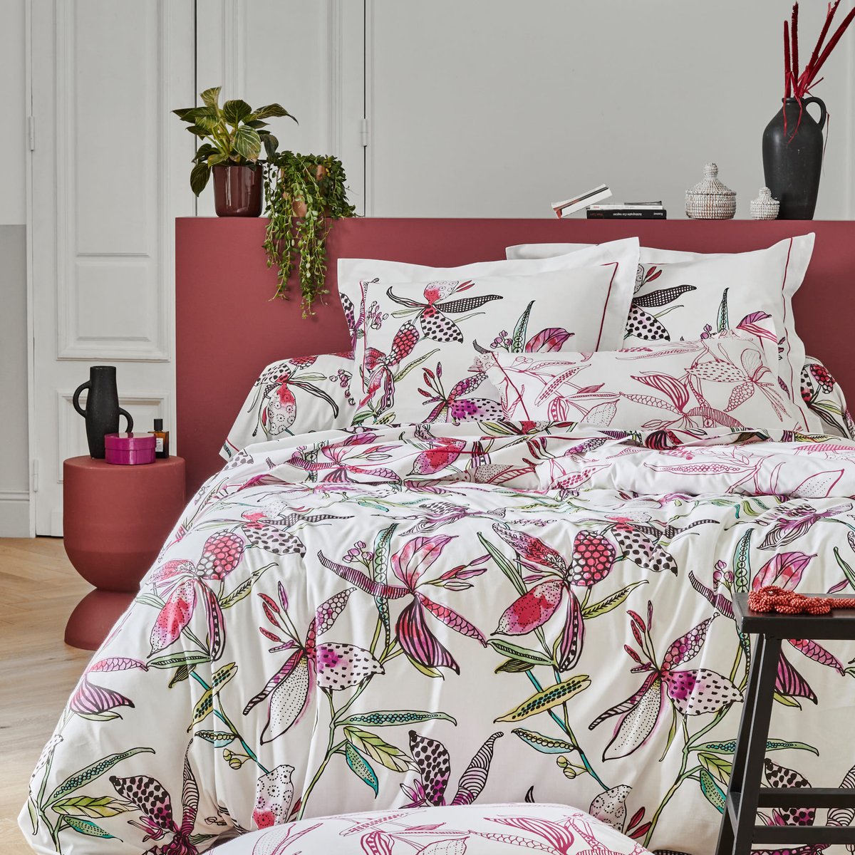Parure de lit PENELOPE blanc, TRADILINGE