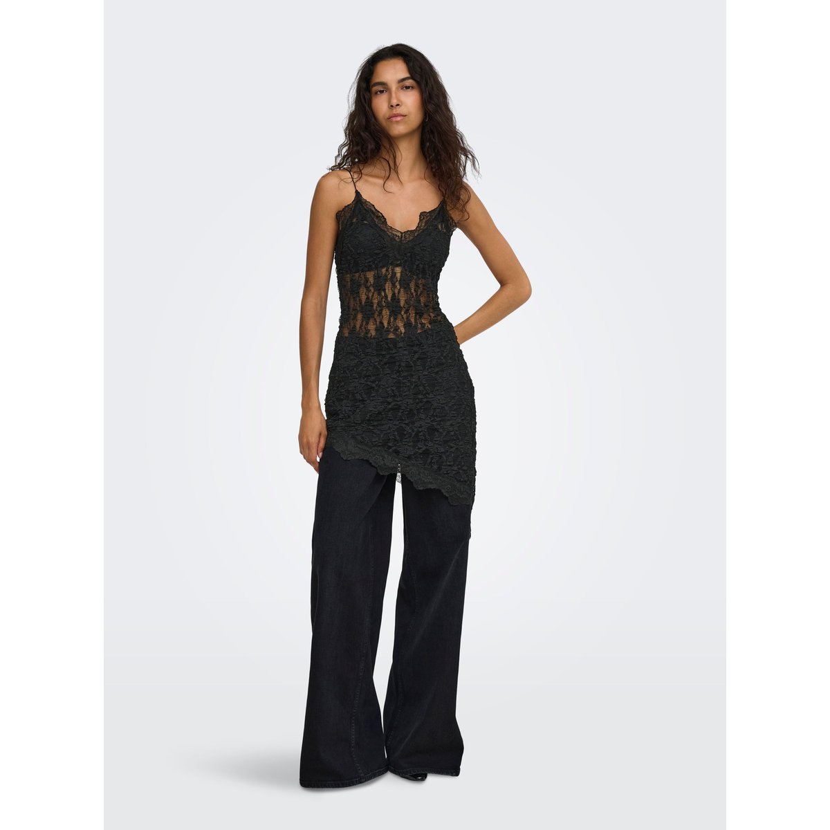 Robe noire - black, ONLY