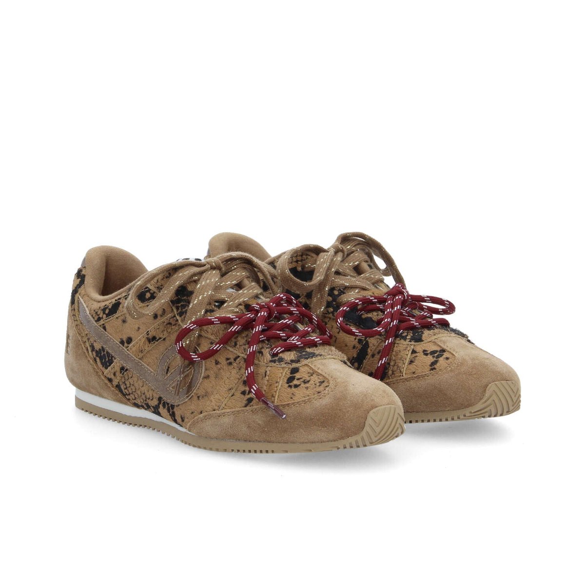 EVO RUN W SNAKE KISS SABLE - Collier orné de Cristaux Swarovski® inclus beige, NO NAME