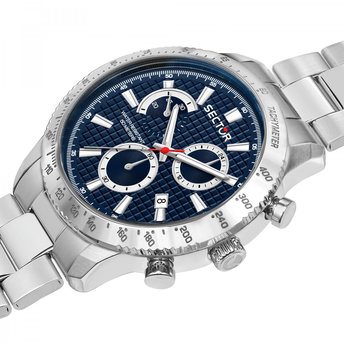 Montre Analogique En Acier 270 bleu, SECTOR