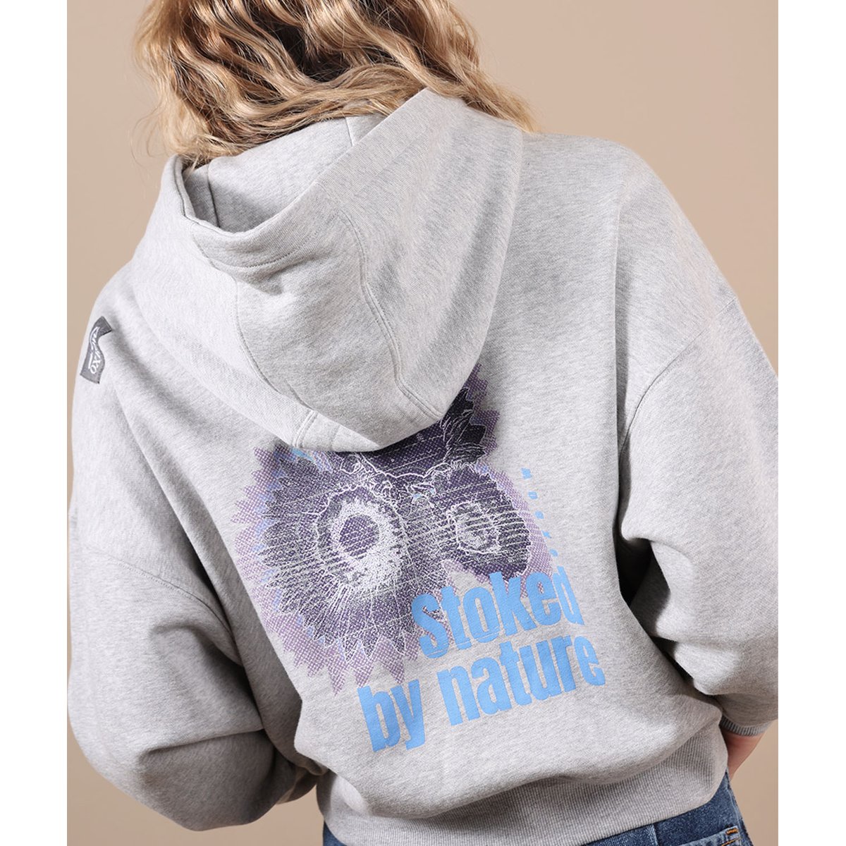 Sweat à capuche NATURE grey heather, OXBOW