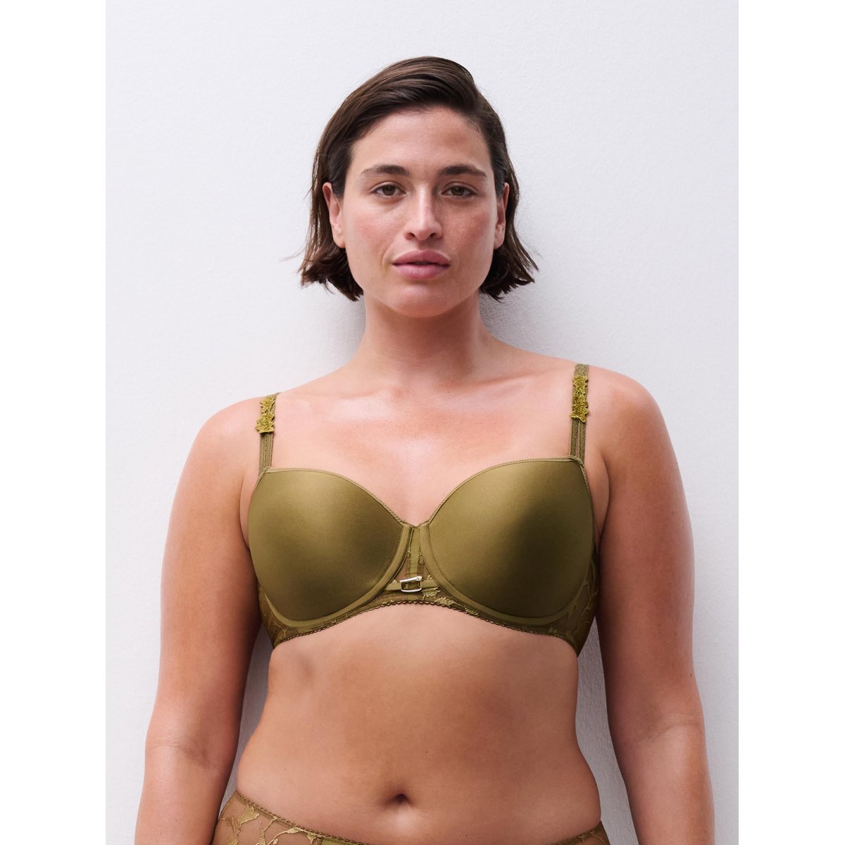 Soutien-gorge corbeille mémoire de forme IDYLL canopée, CHANTELLE