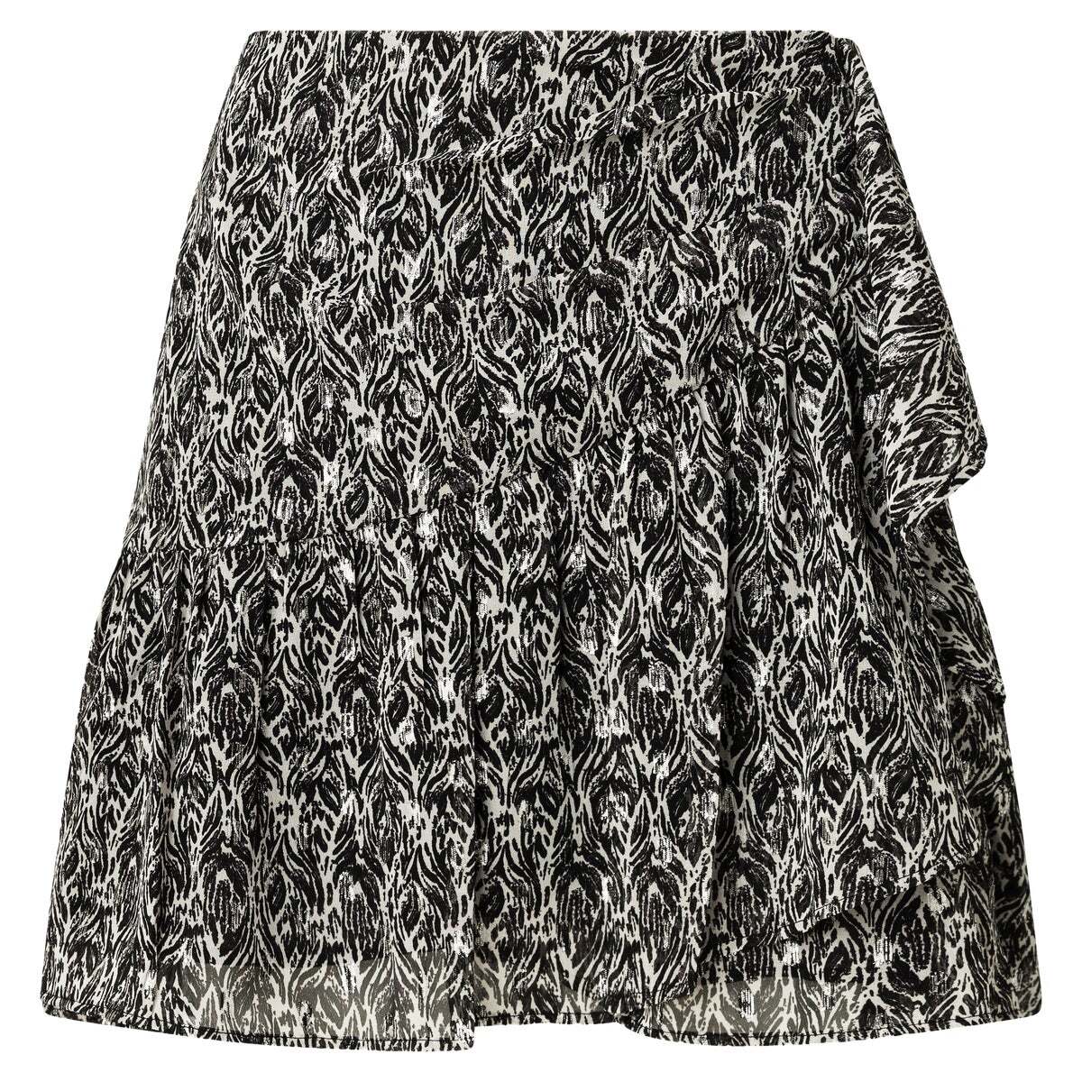 Jupe Courte Imprimée noir, PEPE JEANS