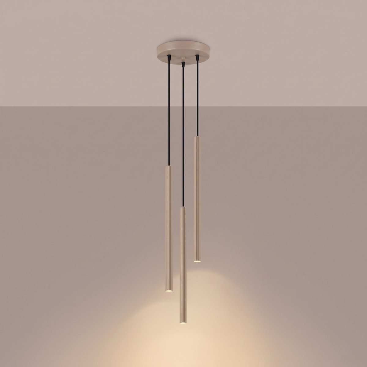Suspension Acier Taupe G9 3 Arche taupe, EDEN