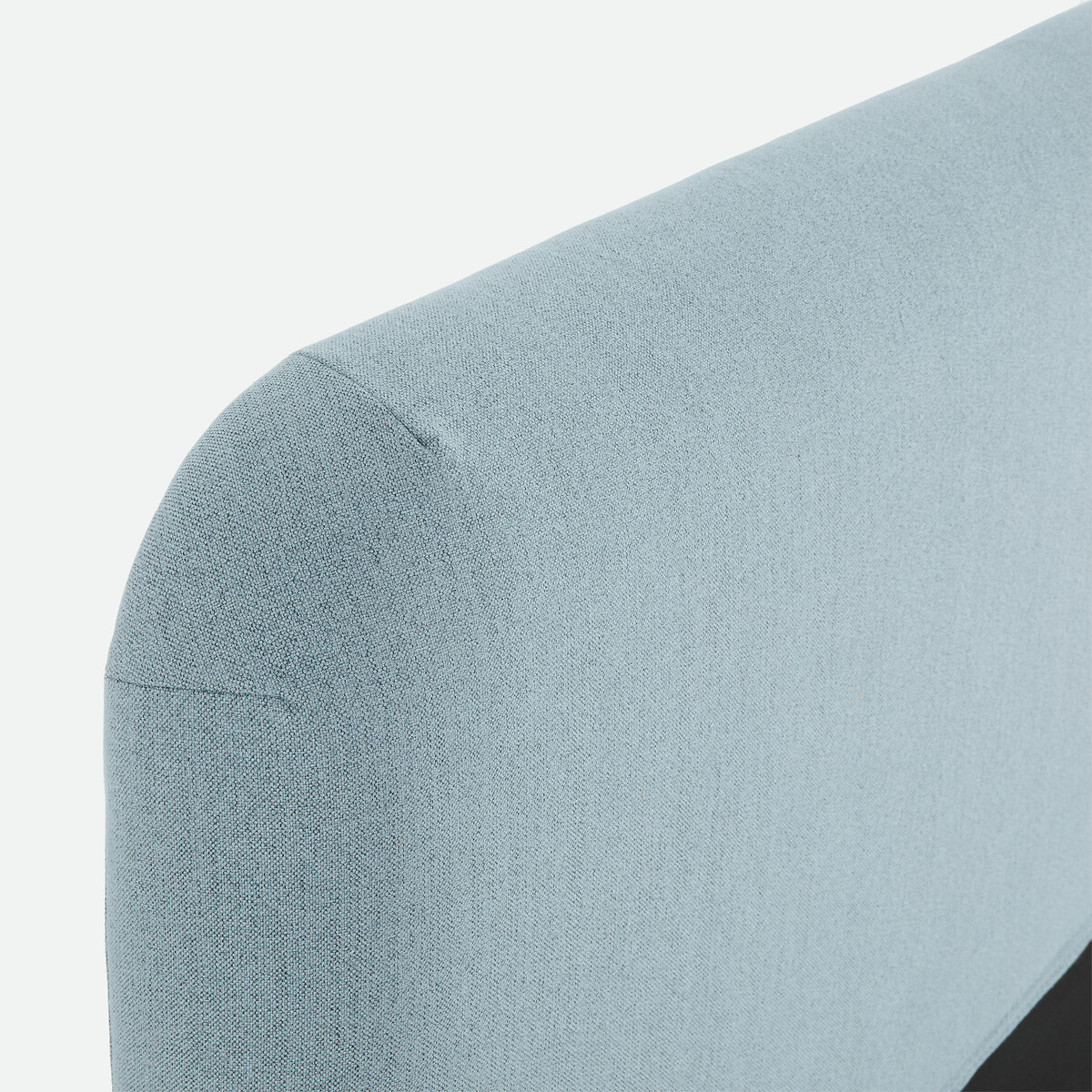 Tête de lit déhoussable, tissu chenille texturée, BOLEA bleu, LA REDOUTE INTERIEURS
