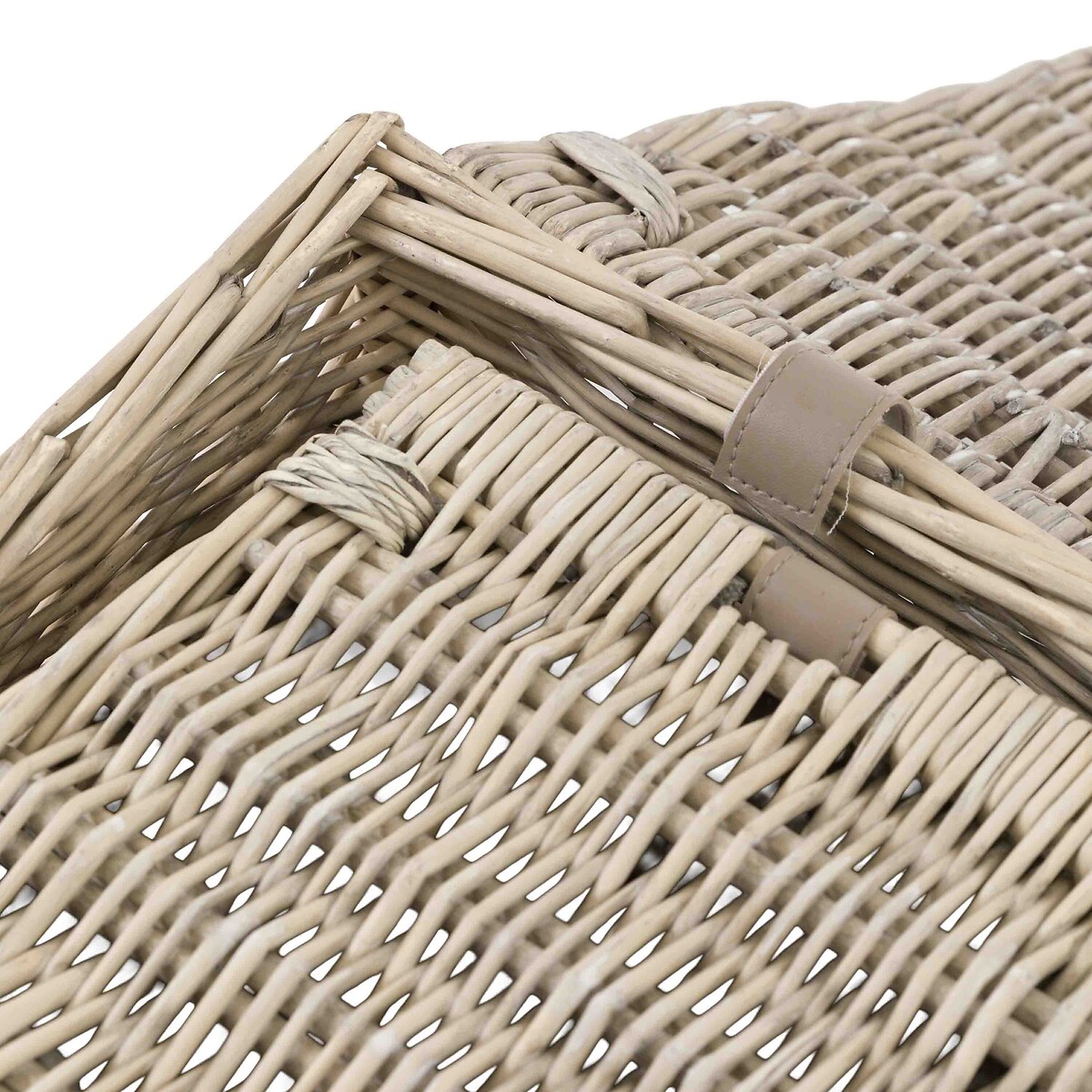 Set of 2 Lidded Baskets in Natural brown              , ÉDITÉ