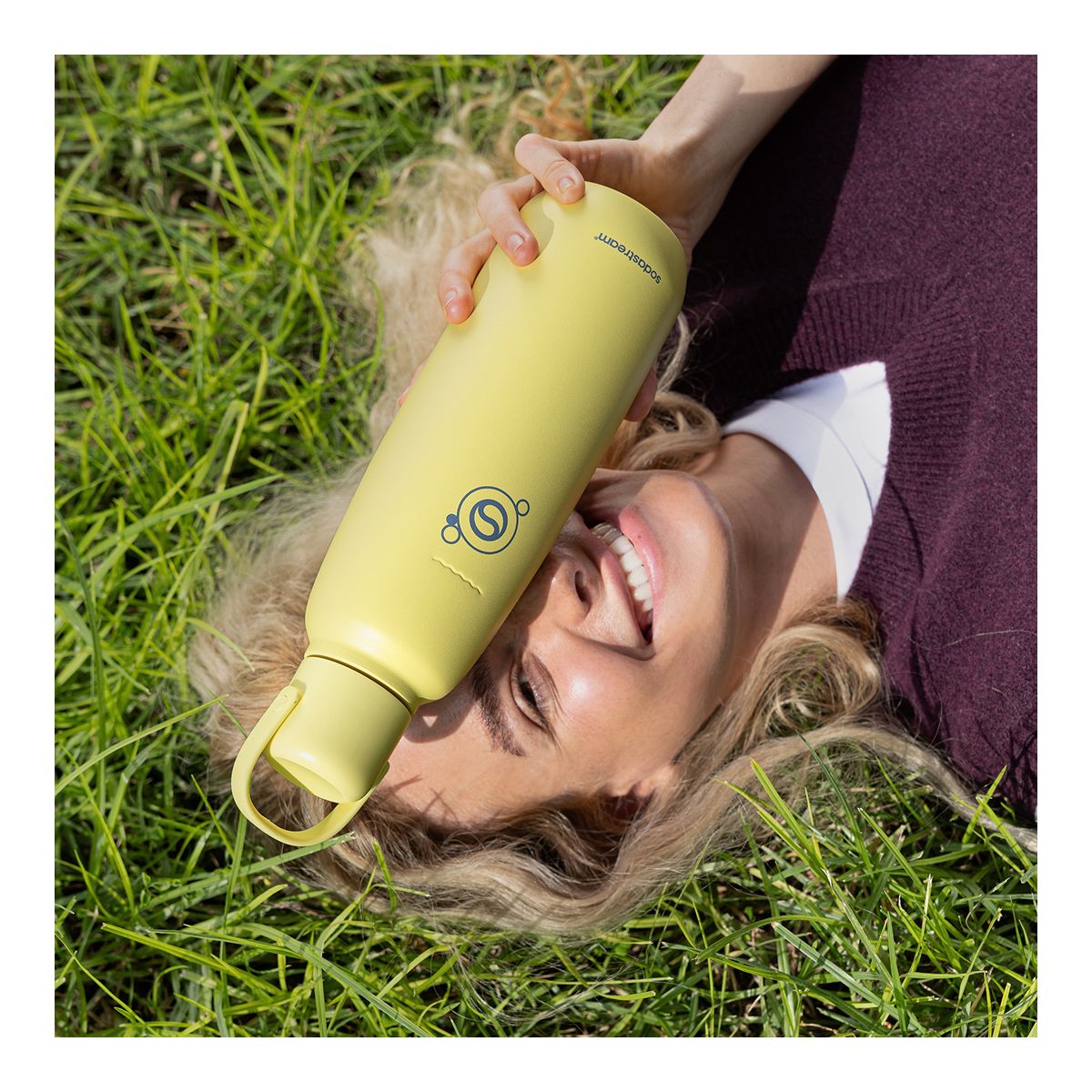Bouteille isotherme Fizz & Go Cool jaune citron 0.9L couleur unique, SODASTREAM