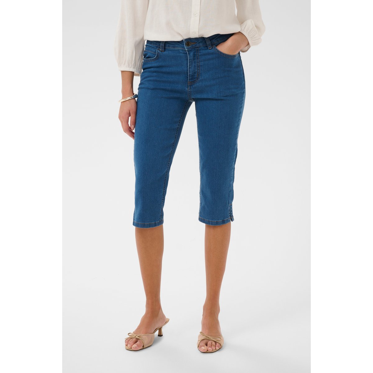 Jeans bleu medium blue denim, KAFFE