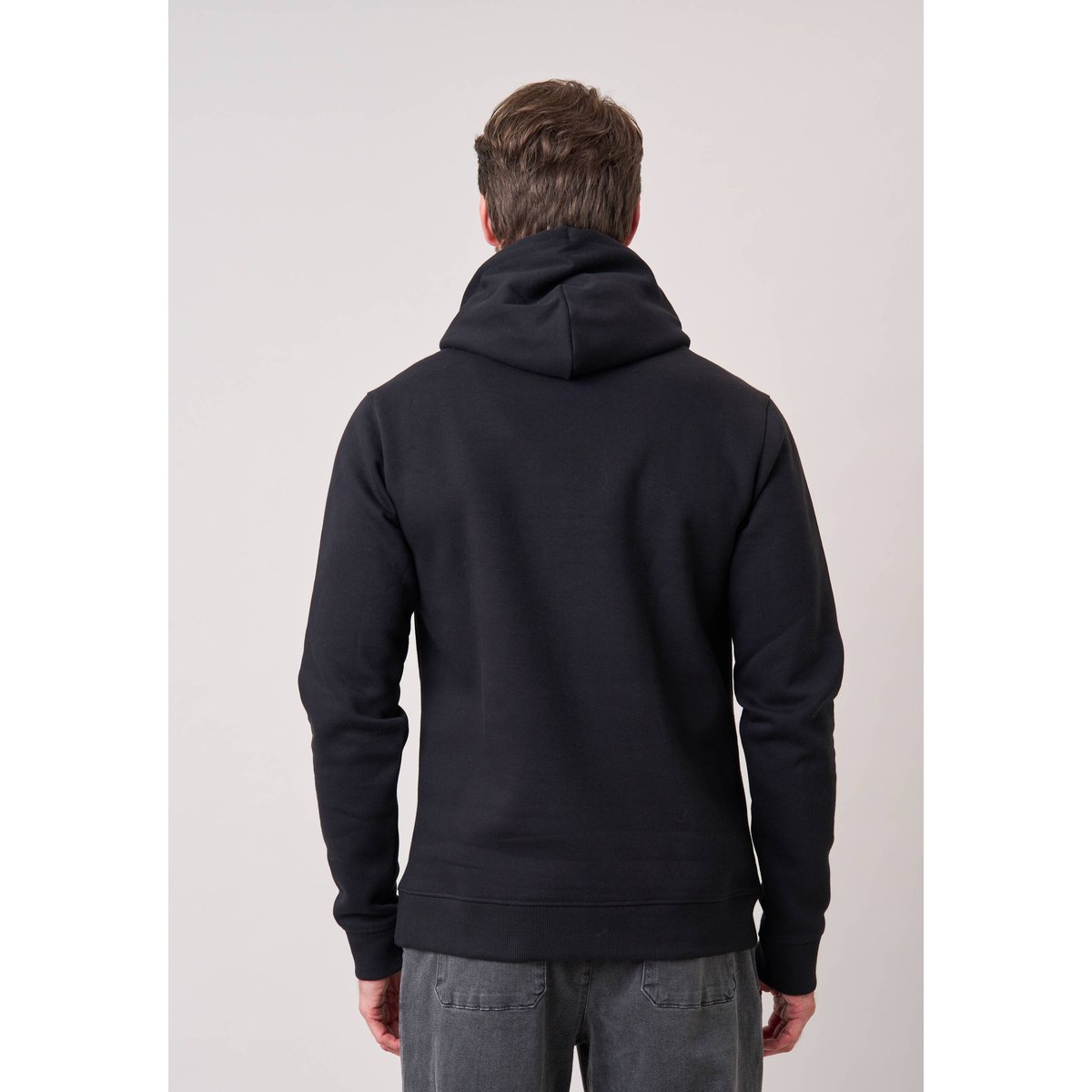 Sweat à capuche regular homme imprimé deeluxe original RAWJORN black, DEELUXE