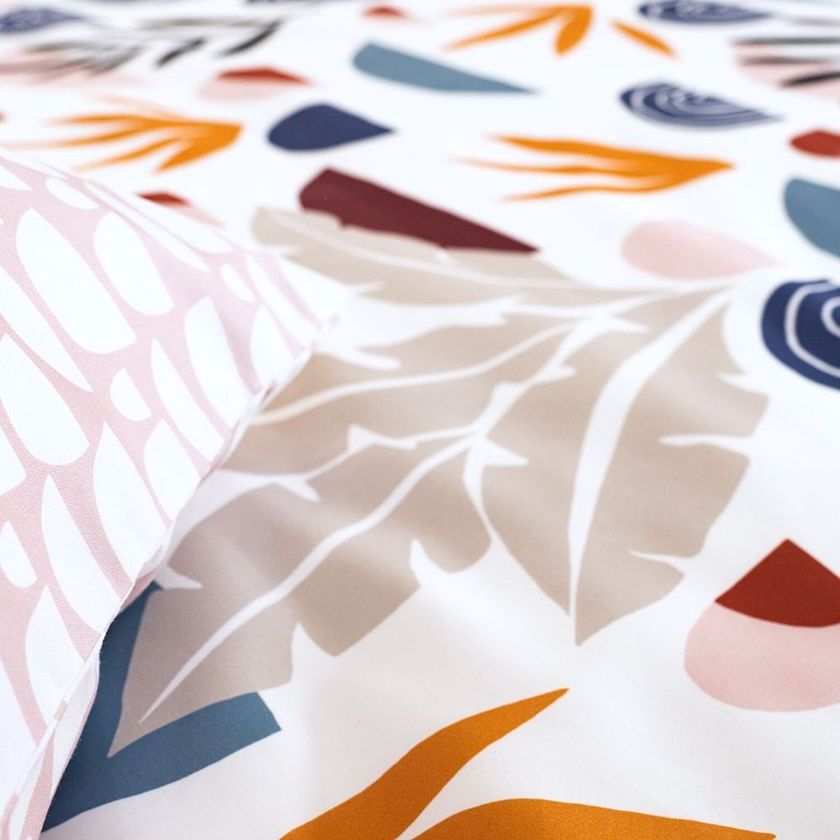 Parure housse de couette polyester, Domy bleu, C DESIGN HOME TEXTILE