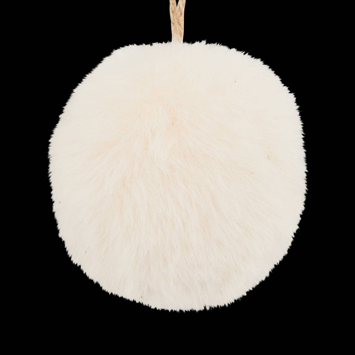 BDN FOURR CREME/MARRON 80MM blanc, ATMOSPHERA