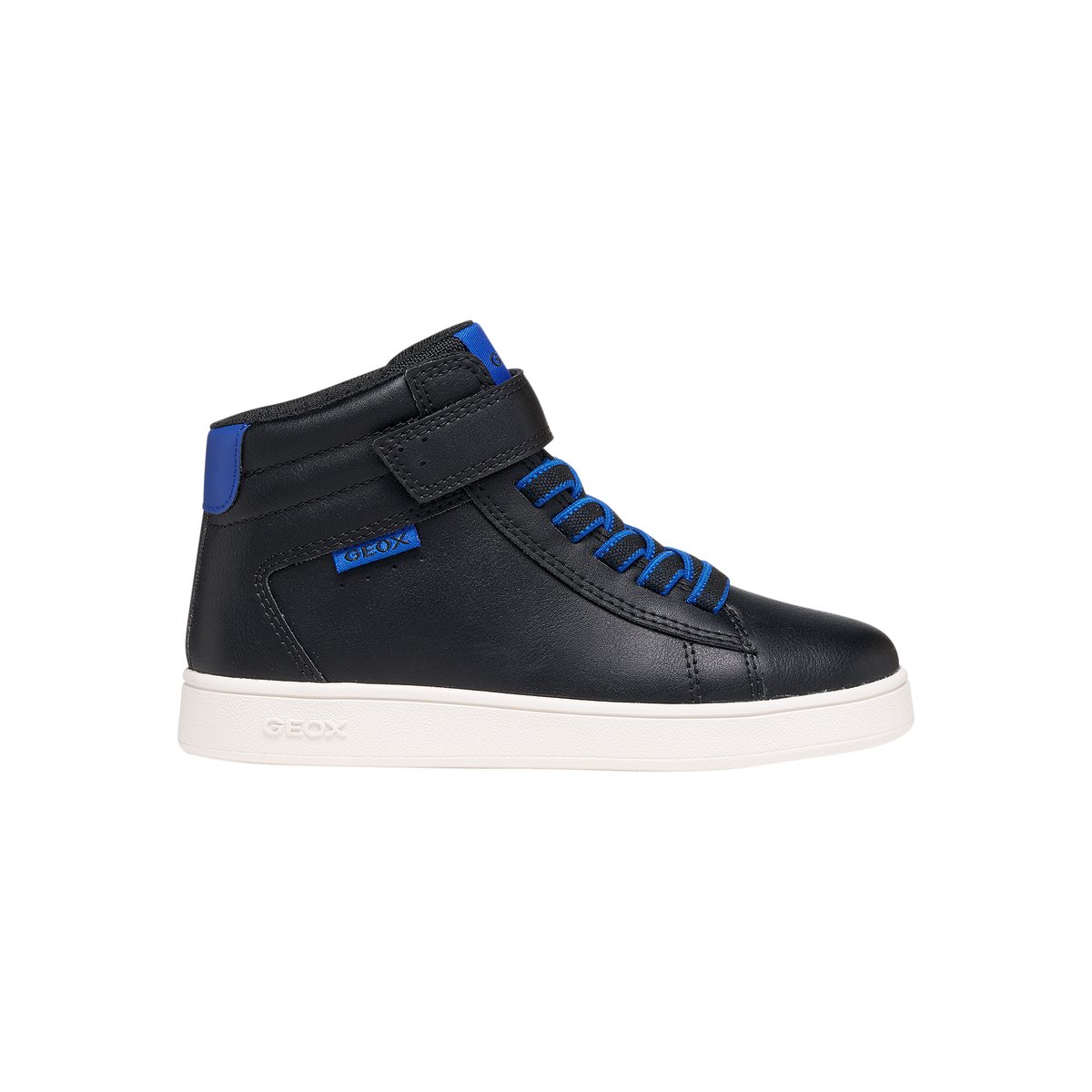 Basket Montante Scratch Eclyper Boy noir / royal, GEOX