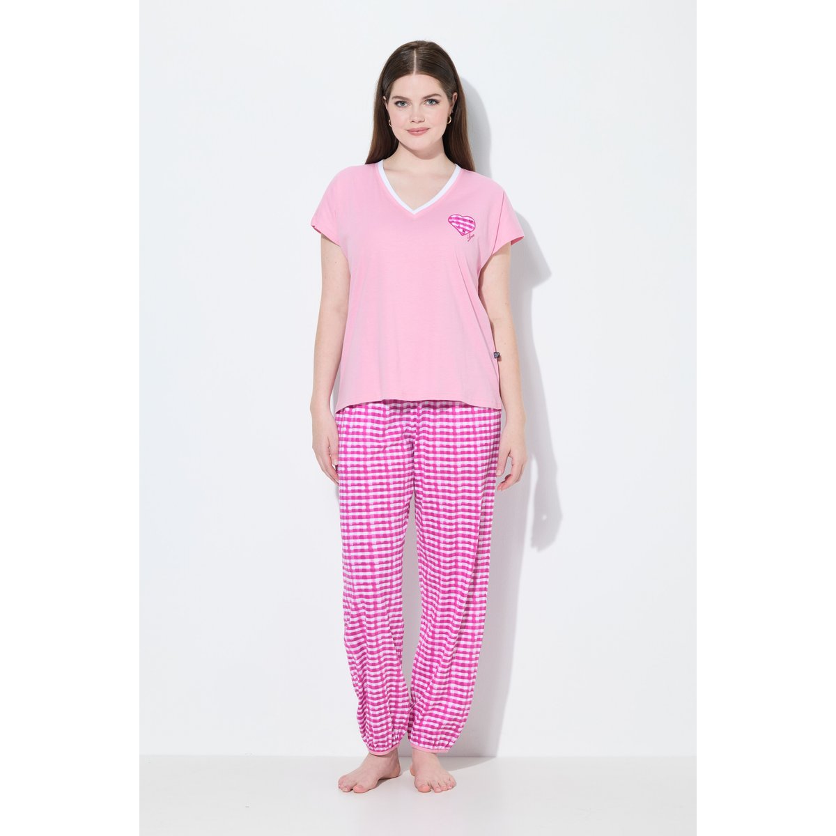 Pyjama à carreaux rose, ULLA POPKEN