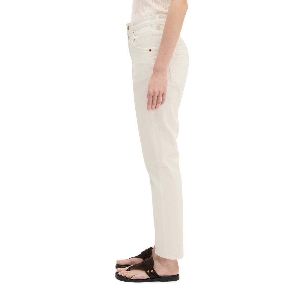 Jeans modèle Theda boyfriend cropped en denim Left Hand nature, MARC O'POLO