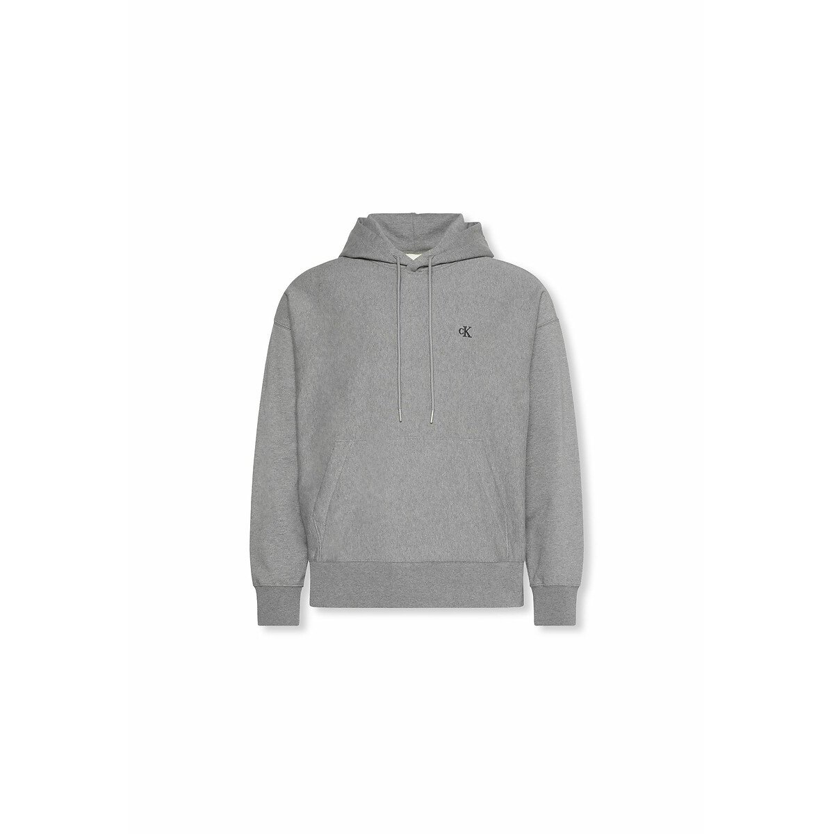 Sweat fermé à capuche gris, CALVIN KLEIN