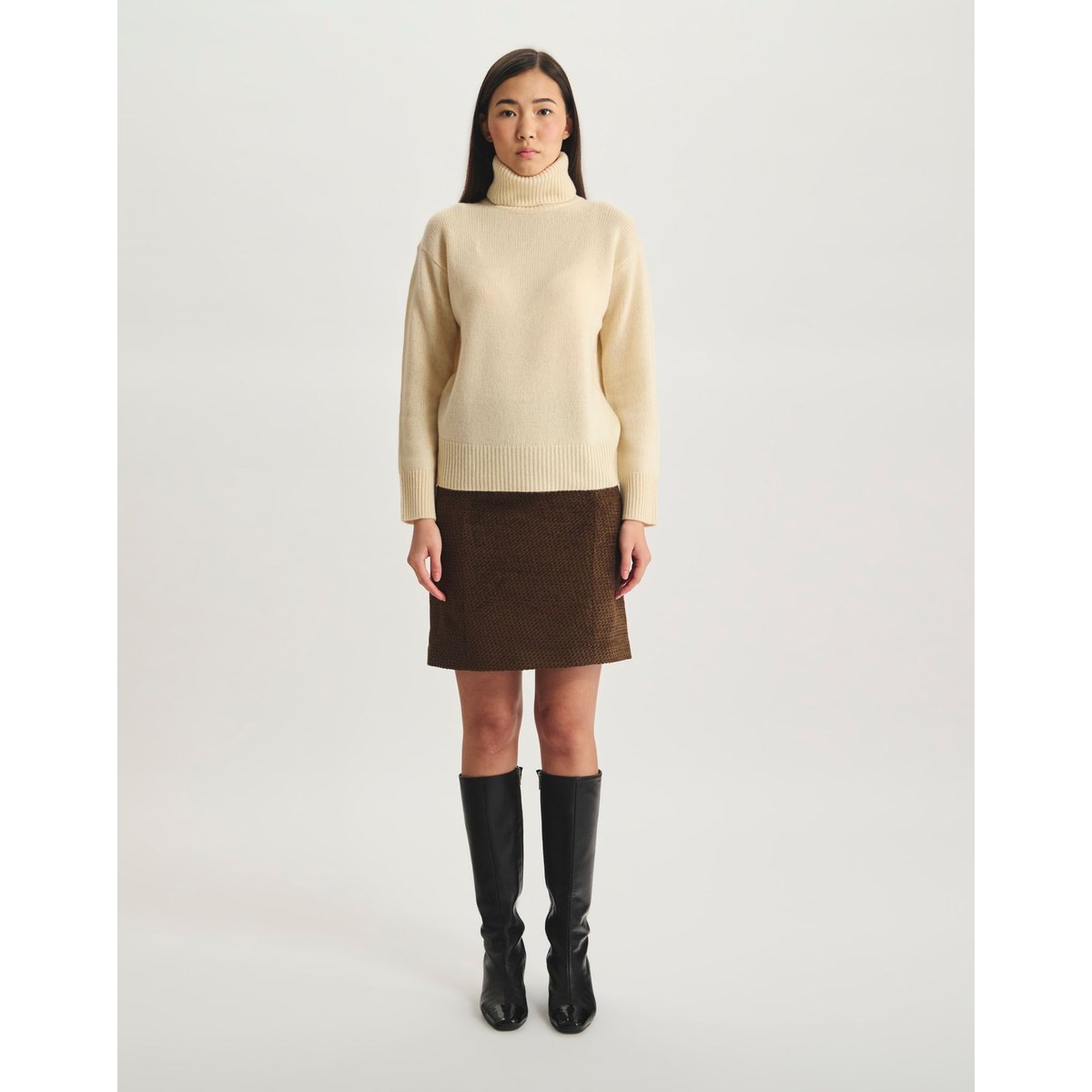 Pull Aiden en laine ecru, INES DE LA FRESSANGE PARIS