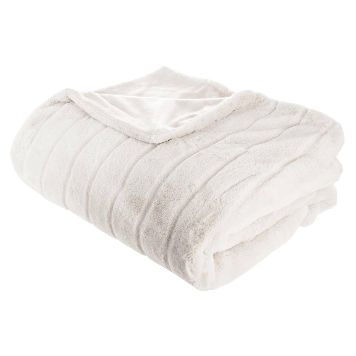 Plaid MANOIR blanc, ATMOSPHERA