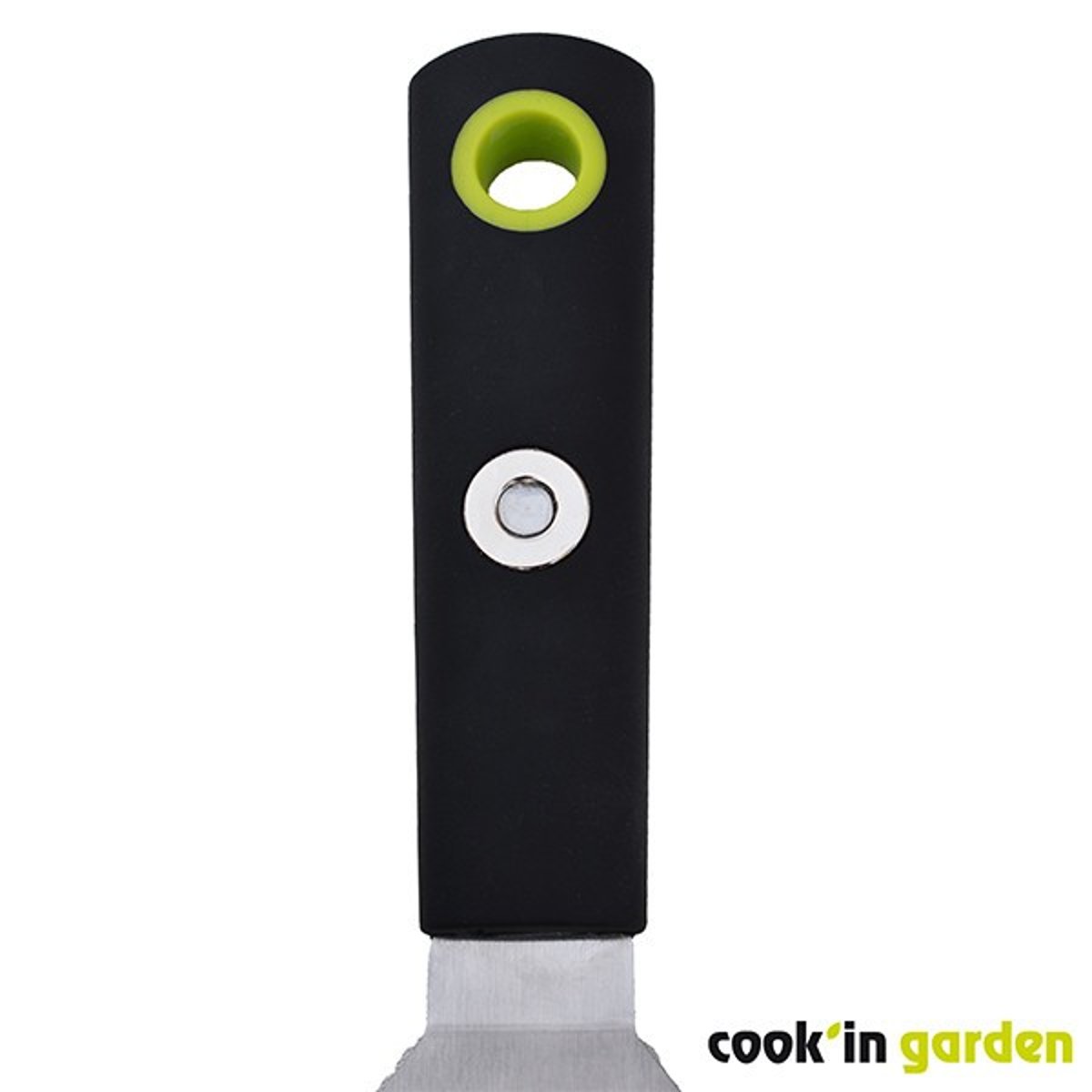 Spatule courte aimantée et équilibrée avec manche souft touch couleur unique, COOK IN GARDEN