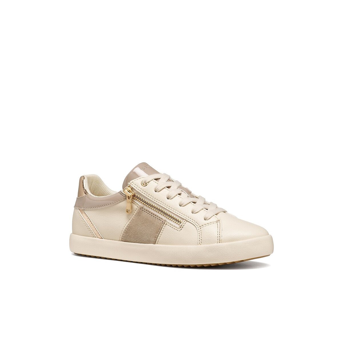 Zapatillas con cremallera y cordones, BLOMIEE beige , GEOX