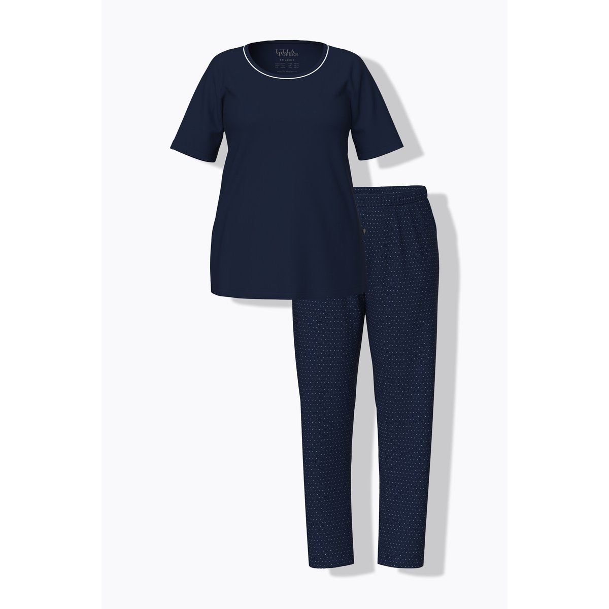 Pyjama deux pièces bleu nuit, ULLA POPKEN