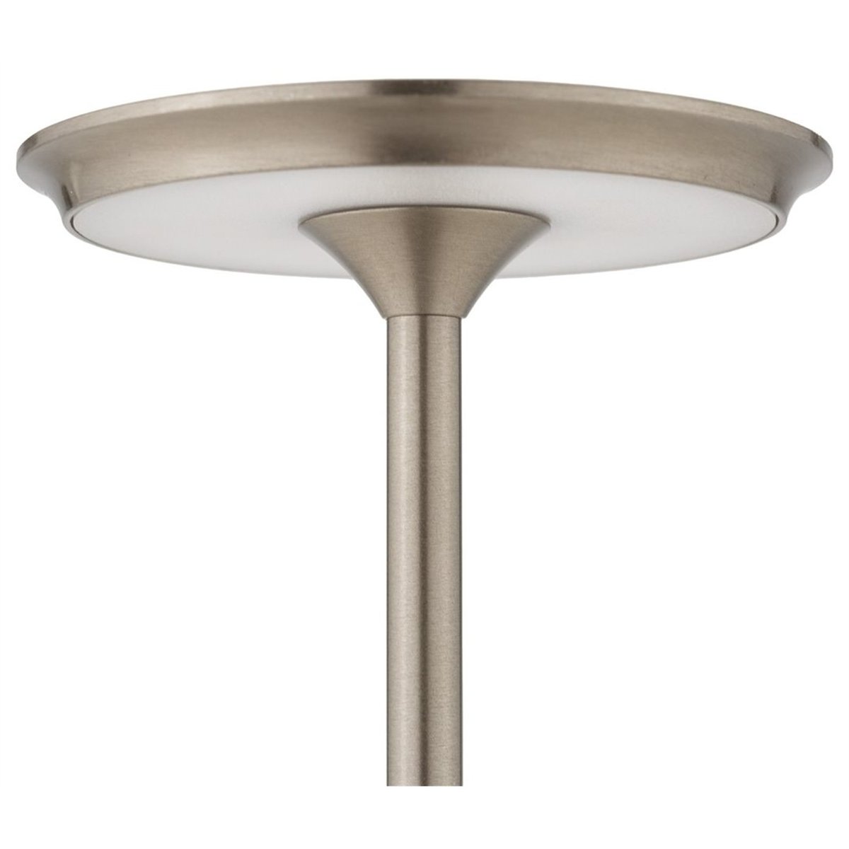 Lampe de table portable LED en métal argent, RECOLLECTION