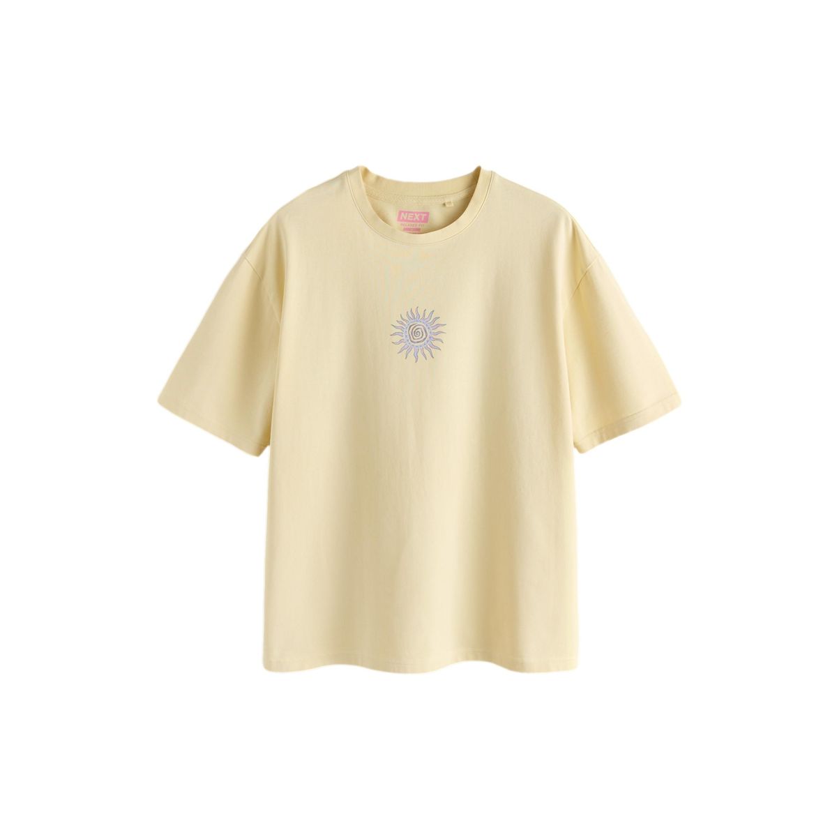 T-shirt graphique edit jaune, NEXT
