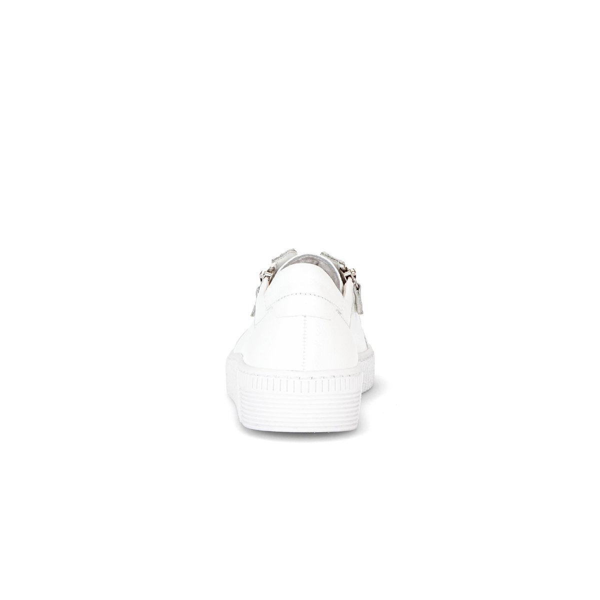 Baskets en cuir à talon compensé blanc, GABOR