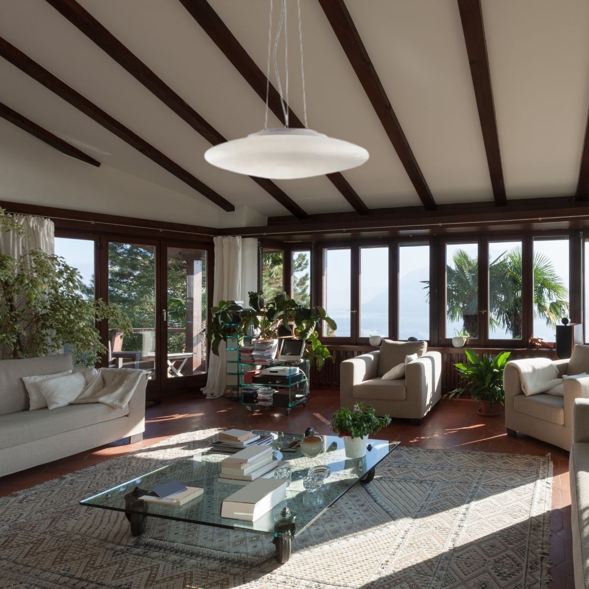 Suspension    SMARTIES blanc, IDEAL LUX