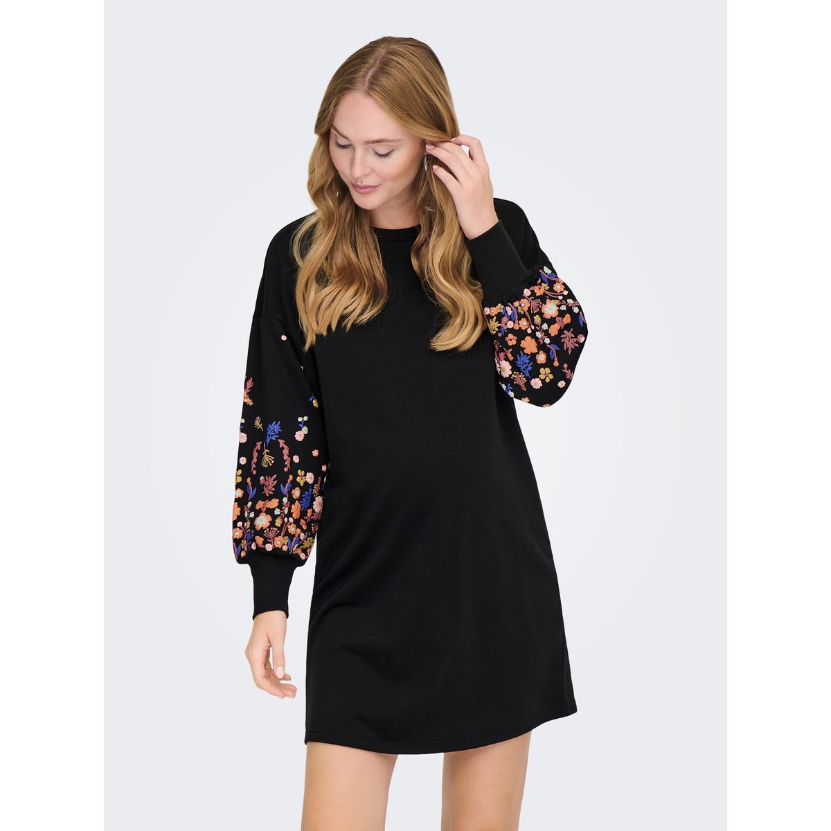 Robe Molletonnée black 1, ONLY