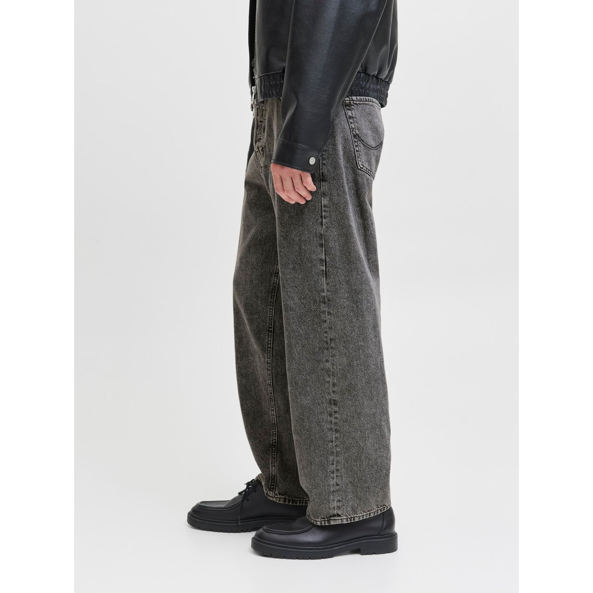 Jean Baggy Fit black denim, JACK & JONES