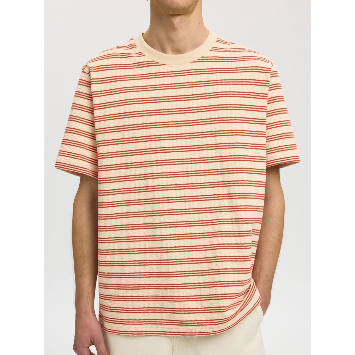 T-Shirt birch, SELECTED
