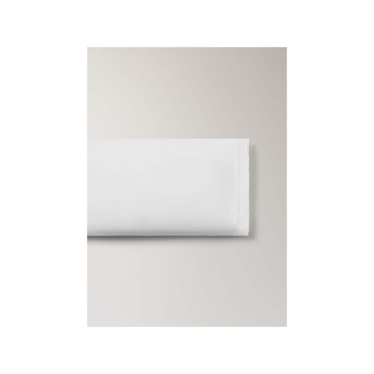 Taie d’oreiller enfant coton lavé dentelle volant 45x110 cm blanc, MANGO HOME