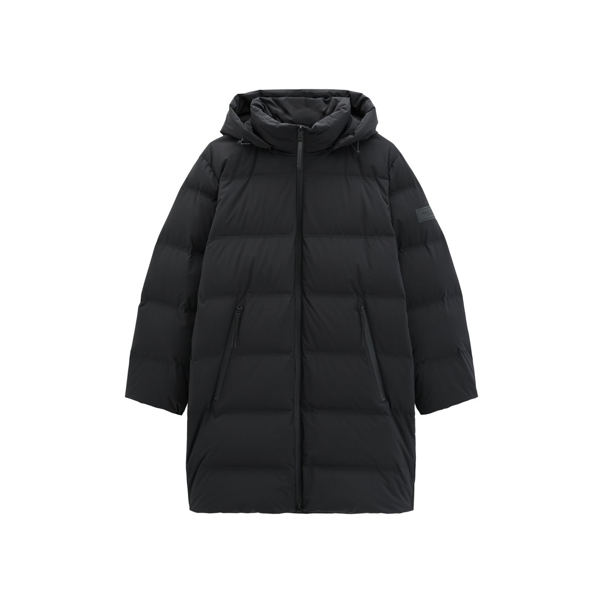 MOP x Function : manteau en duvet, coupe regular léger et hydrofuge noir, MARC O'POLO