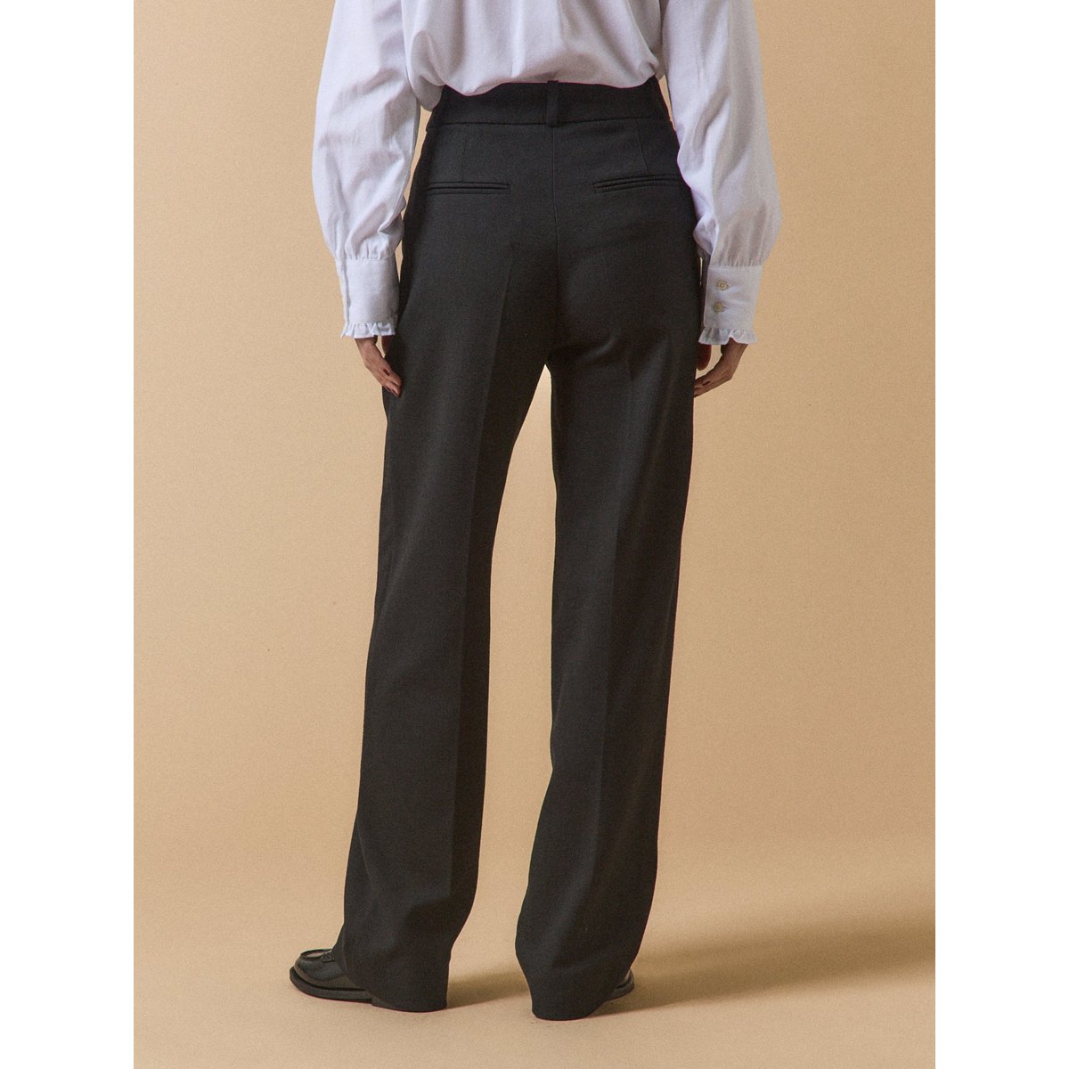 Pantalon droit tailleur Alma noir, CYRILLUS
