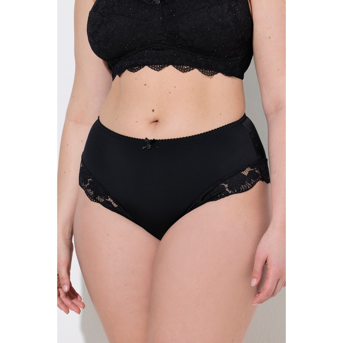 Culotte midi noir, ULLA POPKEN