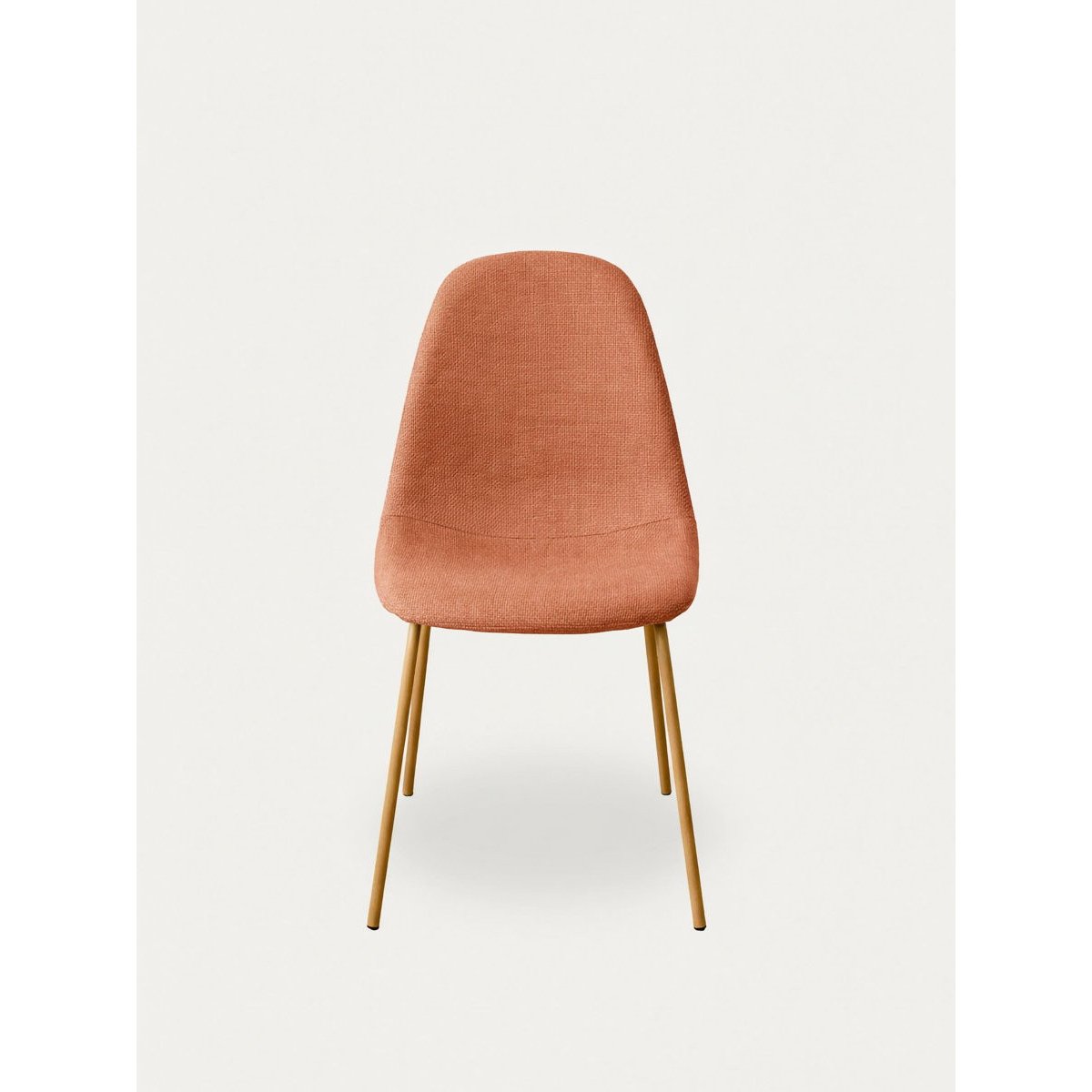 Chaise de salle à manger Rembourrée Beige-TRIVE terracotta, KENAY